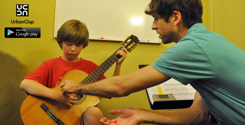 Step by step instructions to find UrbanClap applications for discover Guitar Teachers Online