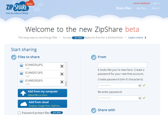 Manage Your Cloud Storage Accounts With WinZip's ZipShare Service