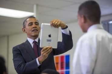 Obama Touts Private Pledge of $750 Million for School Technology