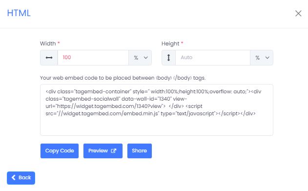 adjust the height and width